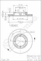 BREMBO 09584810 - DISCO FRENO