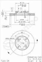 BREMBO 09586710 - DISCO DE FRENO