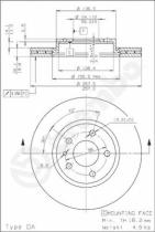 BREMBO 09587020 - DISCO FRENO