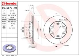 BREMBO 09587310 - DISCO DE FRENO