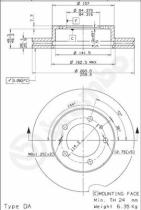 BREMBO 09593210 - DISCO DE FRENO