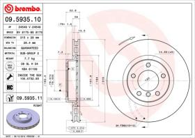 BREMBO 09593510 - DISCO DE FRENO