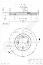 BREMBO 09594710 - DISCO DE FRENO