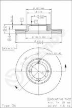 BREMBO 09670910 - DISCO DE FRENO