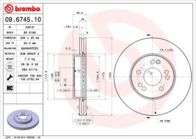 BREMBO 09674510 - DISCO DE FRENO