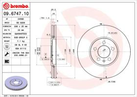 BREMBO 09674710 - DISCO DE FRENO