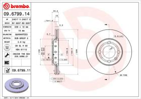 BREMBO 09679914 - DISCO DE FRENO