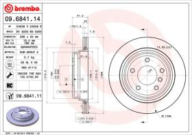 BREMBO 09684114 - DISCO DE FRENO