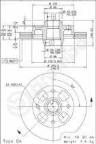 BREMBO 09690610 - DISCO DE FRENO