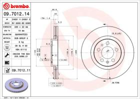 BREMBO 09701214 - DISCO DE FRENO