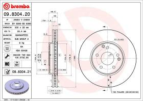 BREMBO 09830420 - DISCO DE FRENO