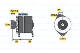 BOSCH 0120469034 - ALTERNADOR