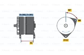 BOSCH 0120469559 - ALTERNADOR