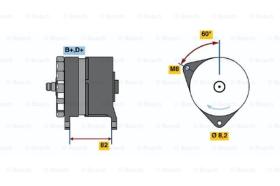 BOSCH 0120469808 - ALTERNADOR