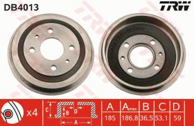 TRW DB4013 - TAMBOR DE FRENO