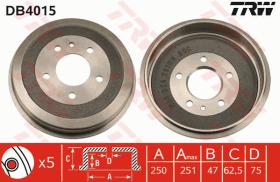 TRW DB4015 - TAMBOR DE FRENO