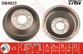 TRW DB4023 - TAMBOR DE FRENO