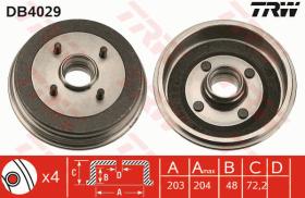 TRW DB4029 - TAMBOR DE FRENO