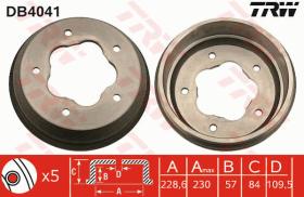 TRW DB4041 - TAMBOR FRENO