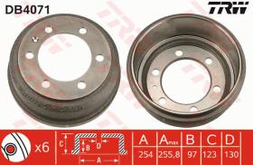 TRW DB4071 - TAMBOR DE FRENO