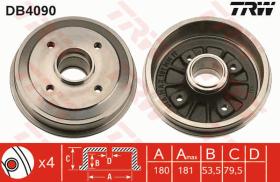 TRW DB4090 - TAMBOR DE FRENO