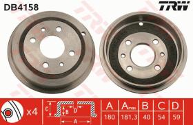 TRW DB4158 - TAMBOR FRENO