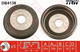 TRW DB4138 - TAMBOR DE FRENO