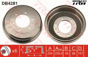 TRW DB4281 - TAMBOR DE FRENO