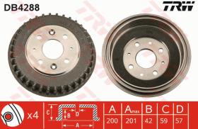 TRW DB4288 - TAMBOR DE FRENO