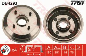 TRW DB4293 - TAMBOR DE FRENO