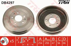 TRW DB4297 - TAMBOR DE FRENO