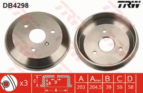 TRW DB4298 - TAMBOR DE FRENO