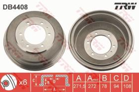 TRW DB4408 - TAMBOR DE FRENO