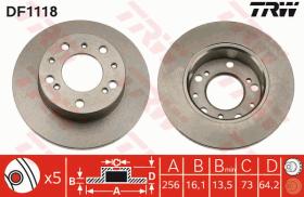 TRW DF1118 - JGO DISCOS DE FRENO