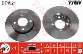 TRW DF1521 - JGO DISCOS DE FRENO