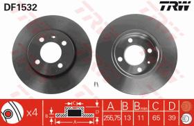 TRW DF1532 - JGO DISCOS DE FRENO