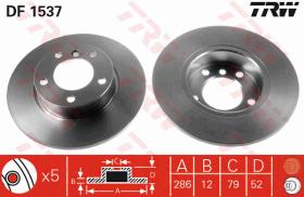 TRW DF1537 - JGO DISCOS DE FRENO