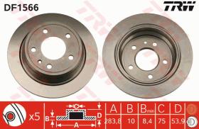 TRW DF1566 - JGO DISCOS FRENO