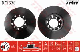 TRW DF1573 - JGO DISCOS DE FRENO