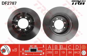 TRW DF2787 - JGO DISCOS DE FRENO