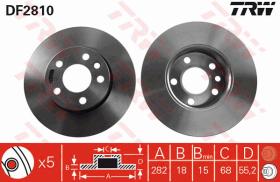 TRW DF2810 - JGO DISCOS DE FRENO