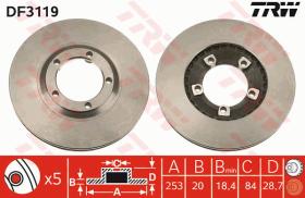 TRW DF3119 - JGO DISCOS DE FRENO