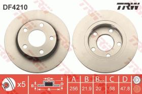 TRW DF4210 - JGO DISCOS DE FRENO
