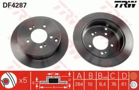 TRW DF4287 - JGO DISCOS DE FRENO