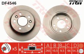 TRW DF4546 - JGO DISCOS DE FRENO