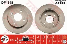 TRW DF4548 - JGO DISCOS FRENO