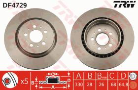 TRW DF4729 - JGO.DISCOS FRENO