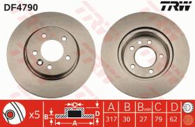 TRW DF4790 - JGO DISCOS DE FRENO