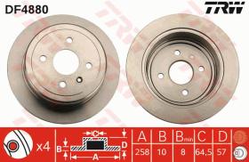 TRW DF4880 - JGO DISCOS DE FRENO