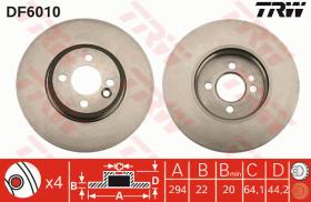 TRW DF6010 - JGO DISCOS DE FRENO